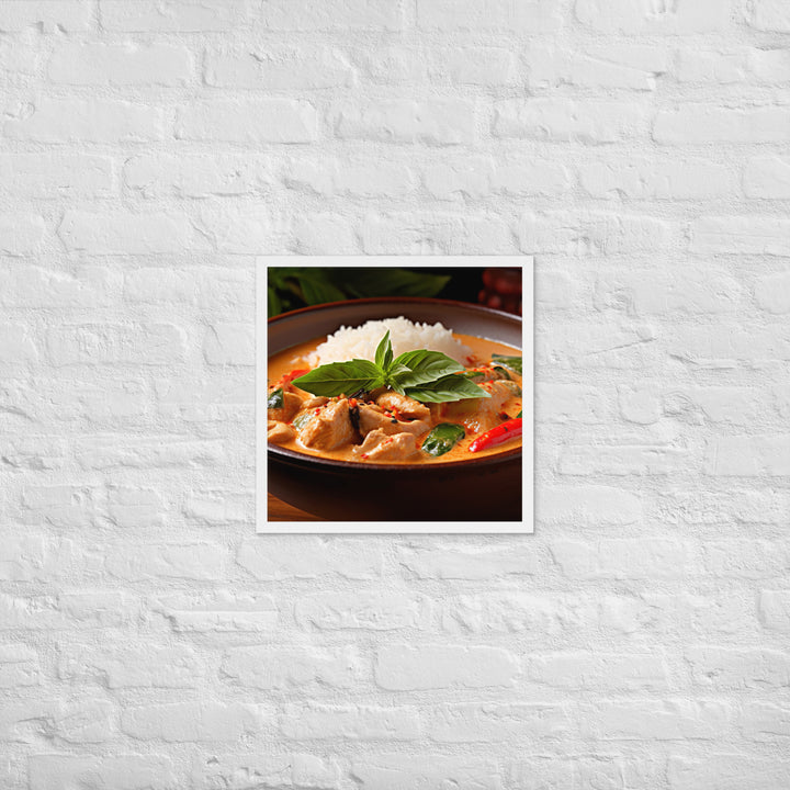 Thai Panang Curry Framed poster 🤤 from Yumify.AI