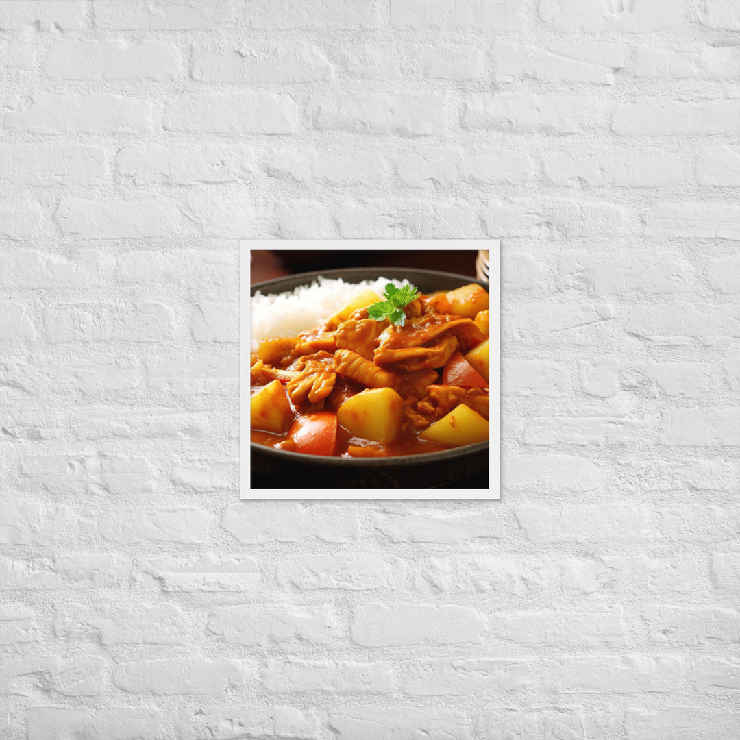 Japanese Curry Framed poster 🤤 from Yumify.AI