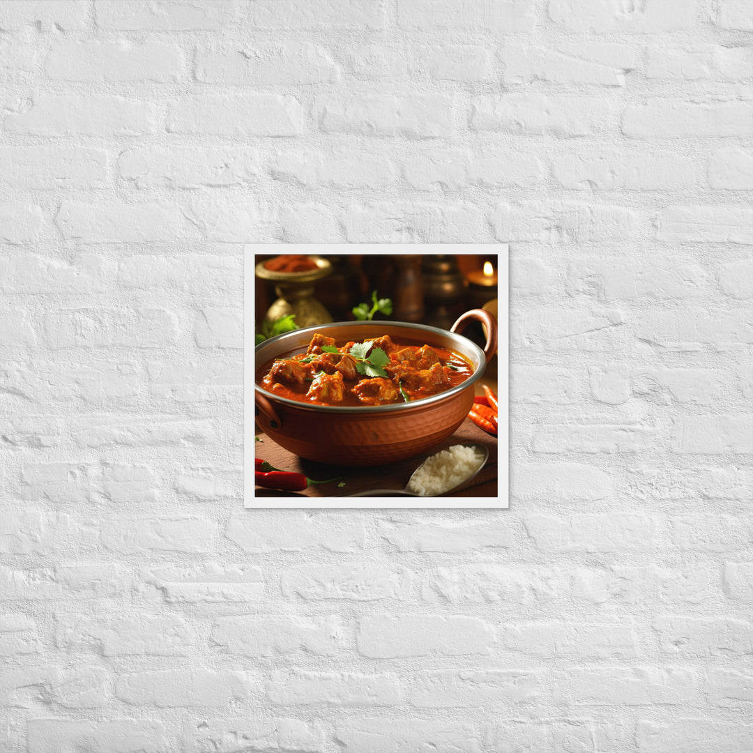 Indian Rogan Josh Curry Framed poster 🤤 from Yumify.AI