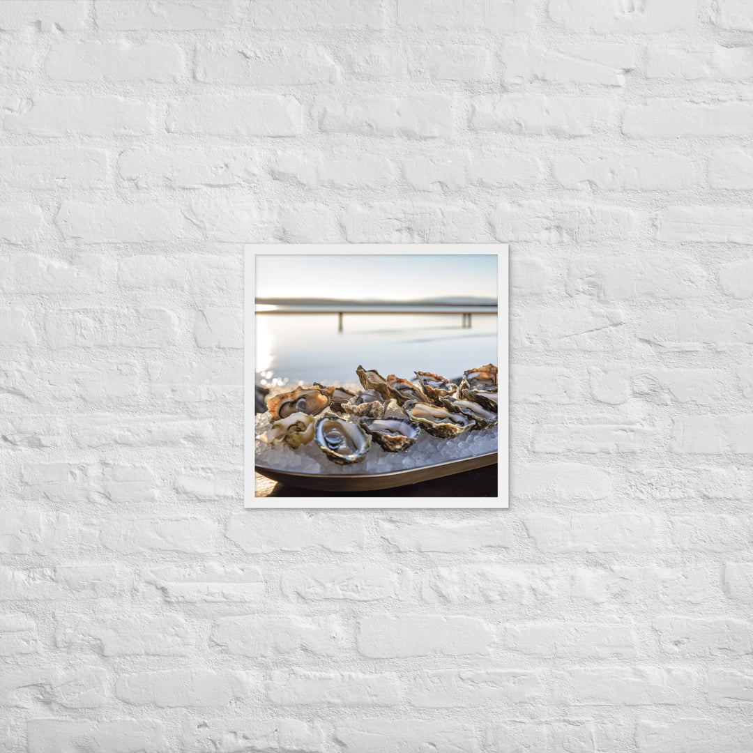 Coffin Bay Oyster Framed poster 🤤 from Yumify.AI