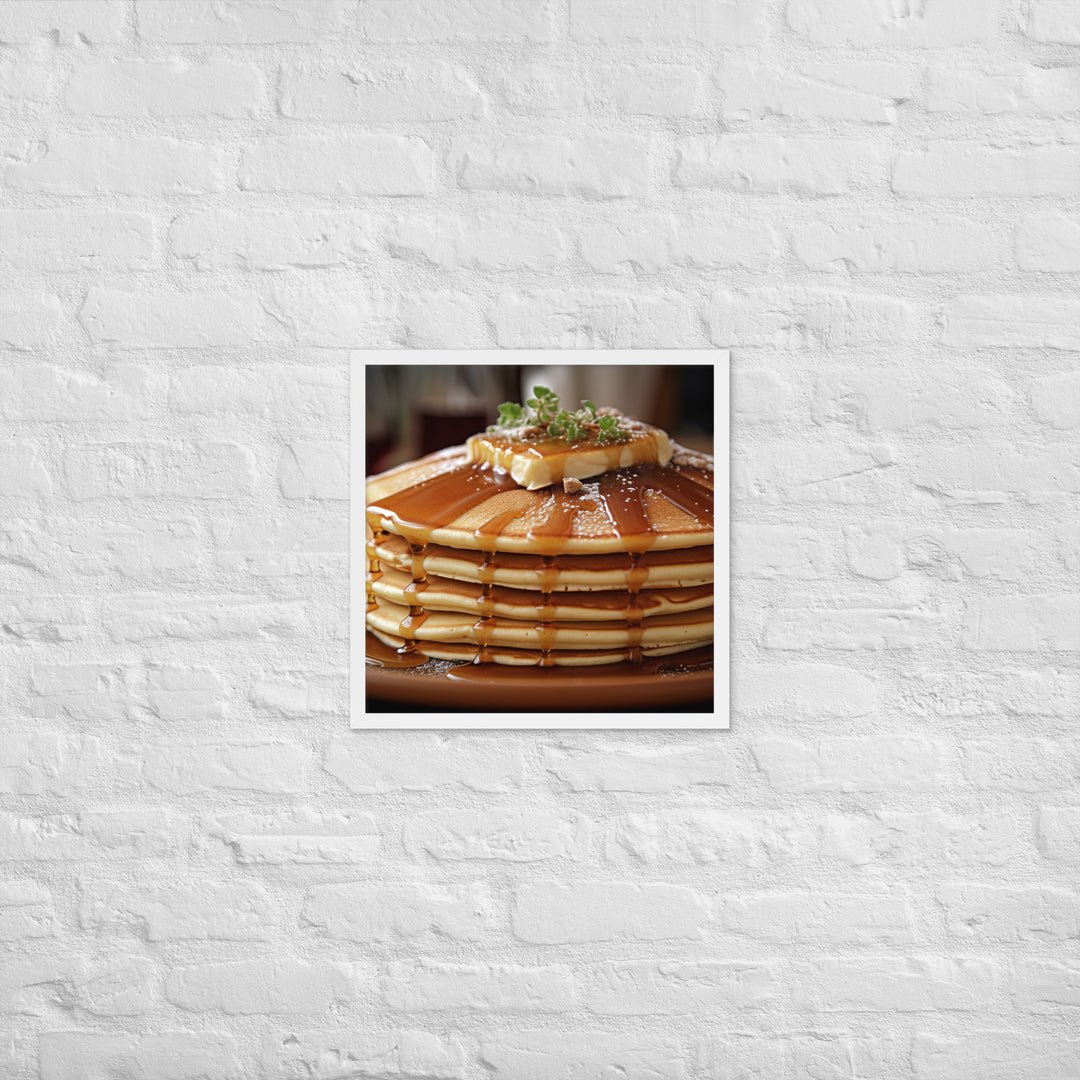 Cinnamon Pancakes Framed poster 🤤 from Yumify.AI