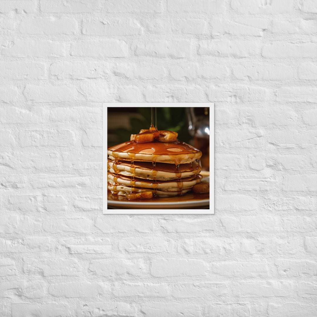 Cinnamon Pancakes Framed poster 🤤 from Yumify.AI