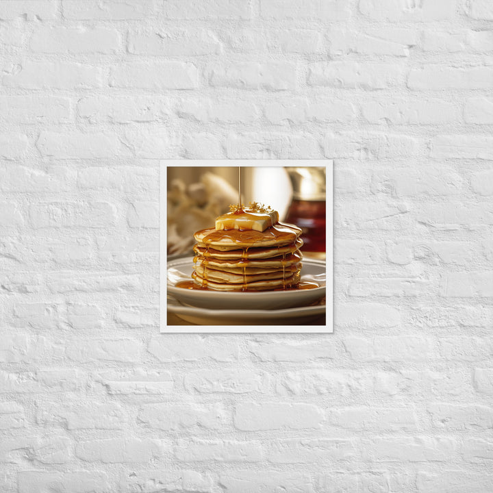 Cinnamon Pancakes Framed poster 🤤 from Yumify.AI