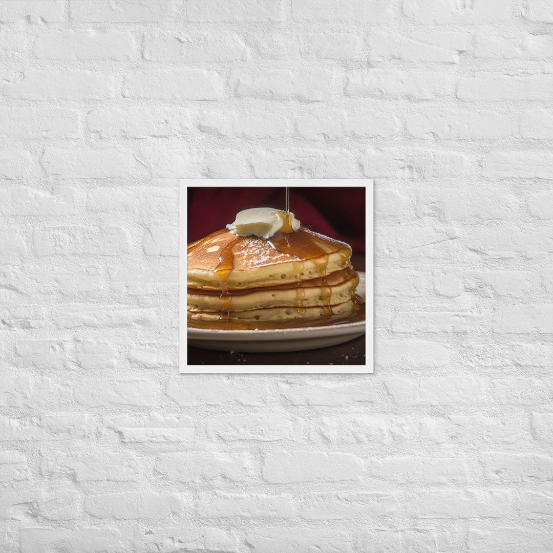 Buttermilk Pancakes Framed poster 🤤 from Yumify.AI