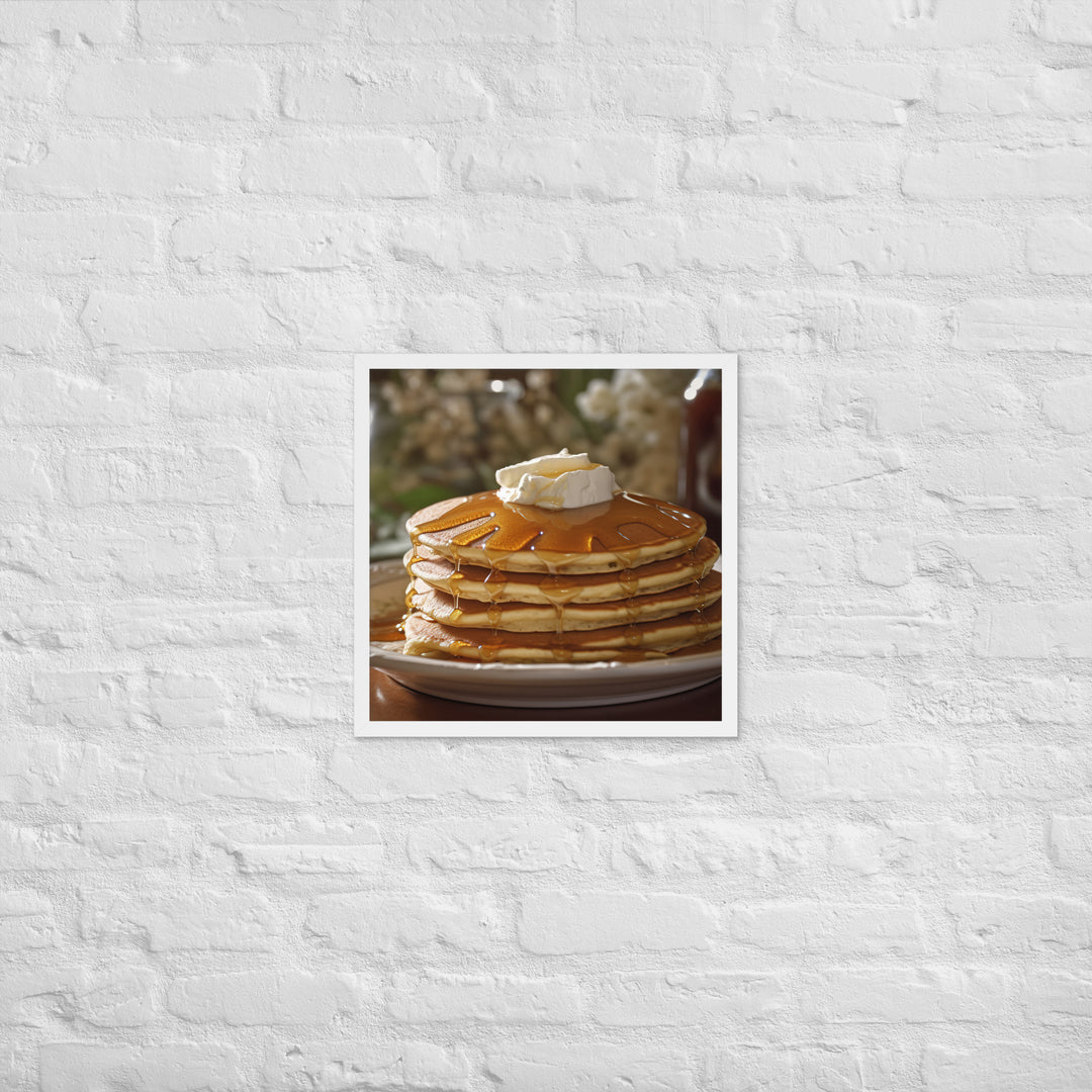 Buttermilk Pancakes Framed poster 🤤 from Yumify.AI