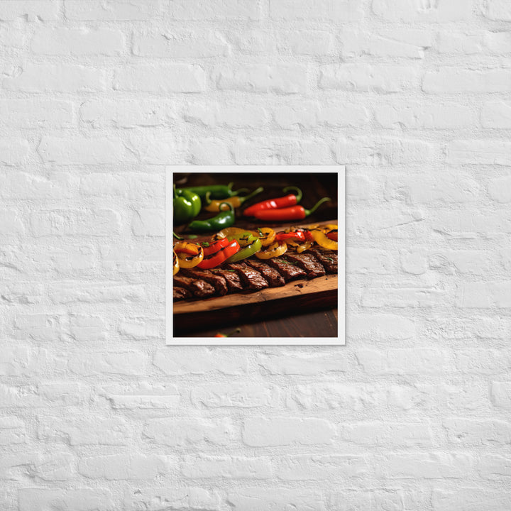 Skirt Steak Framed poster 🤤 from Yumify.AI