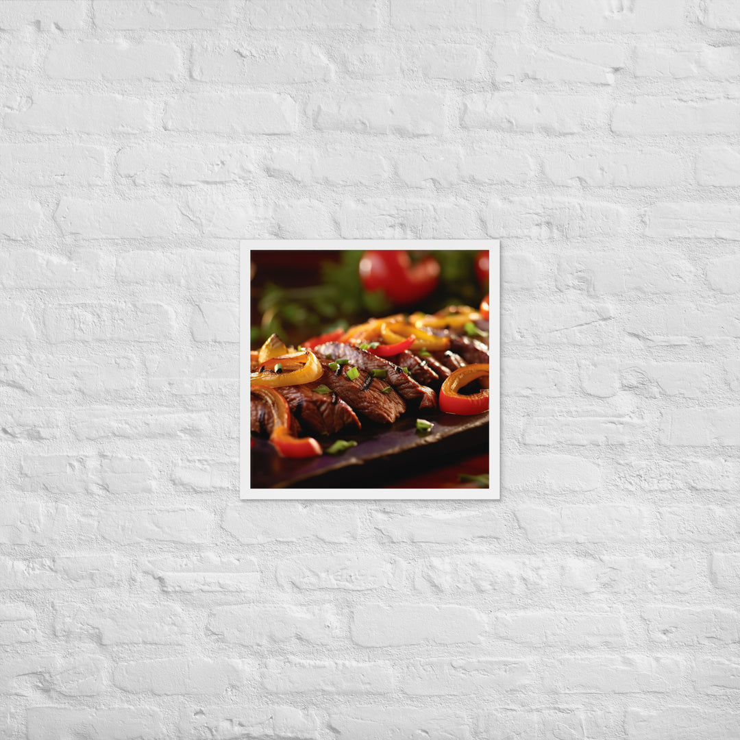 Skirt Steak Framed poster 🤤 from Yumify.AI