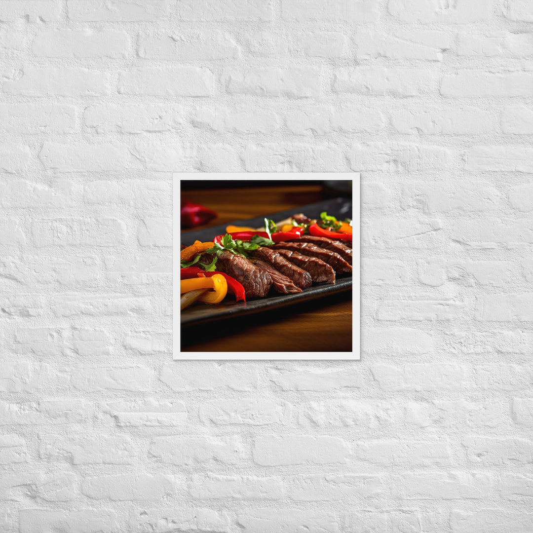 Skirt Steak Framed poster 🤤 from Yumify.AI