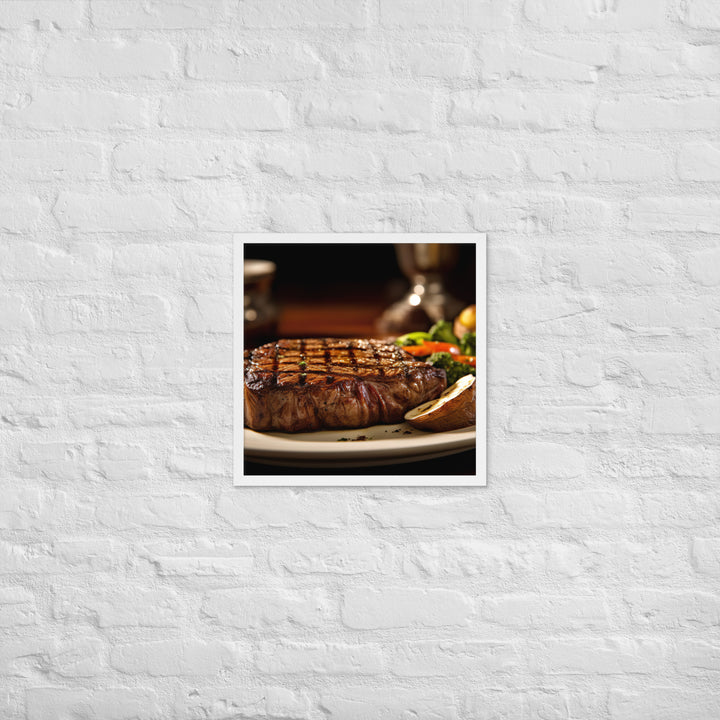 Ribeye Steak Framed poster 🤤 from Yumify.AI