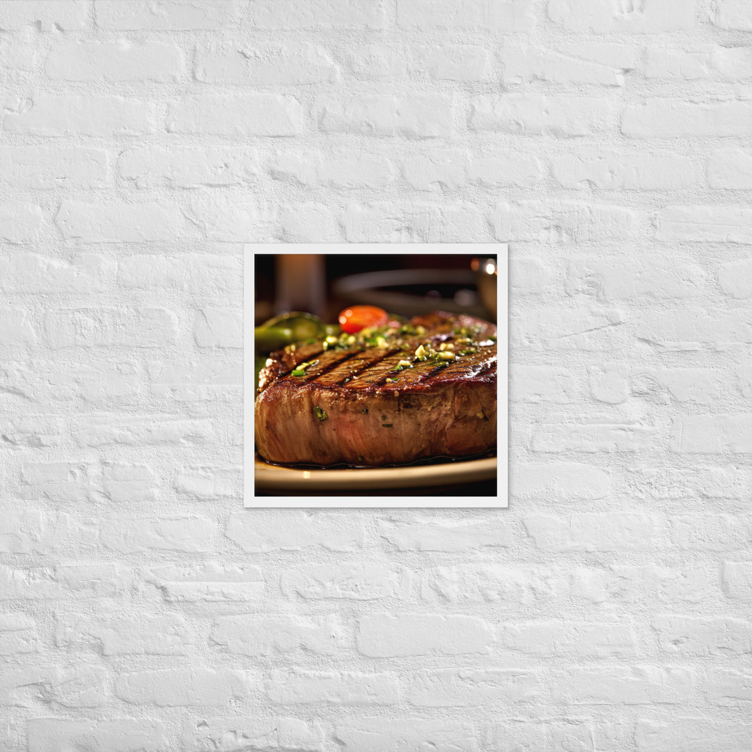 Ribeye Steak Framed poster 🤤 from Yumify.AI