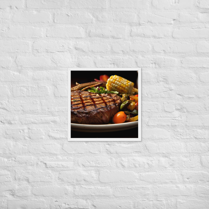 Ribeye Steak Framed poster 🤤 from Yumify.AI