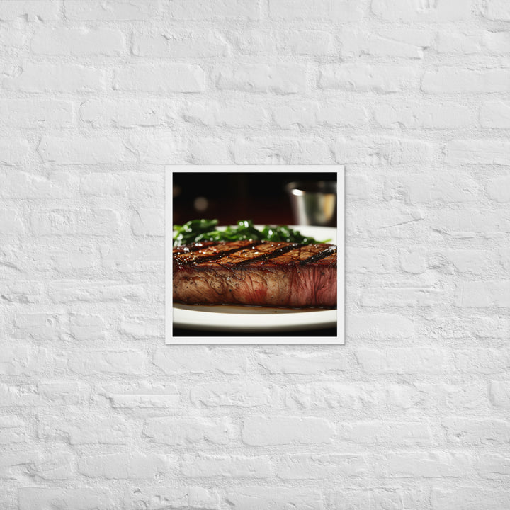 New York Strip Steak Framed poster 🤤 from Yumify.AI