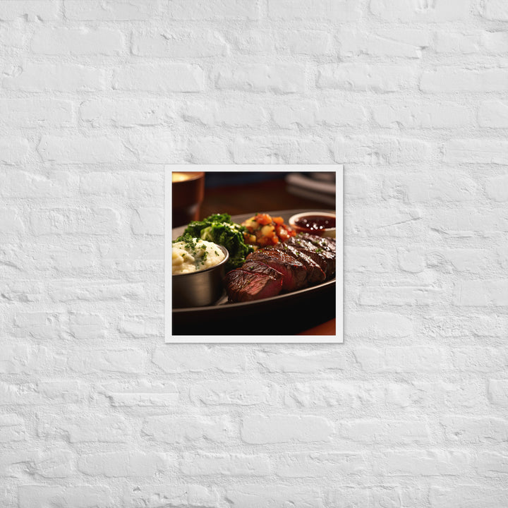 Hanger Steak Framed poster 🤤 from Yumify.AI