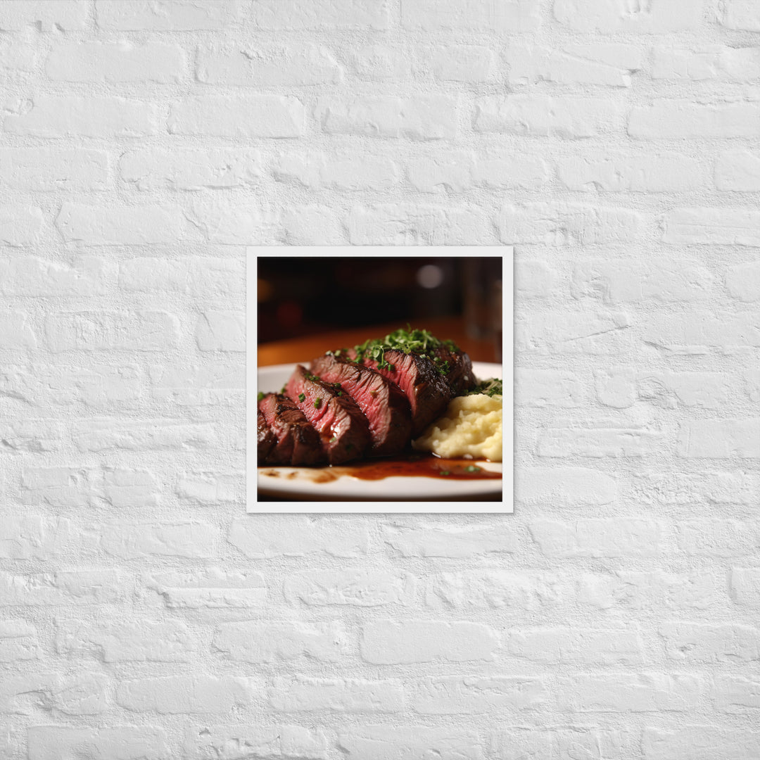 Hanger Steak Framed poster 🤤 from Yumify.AI