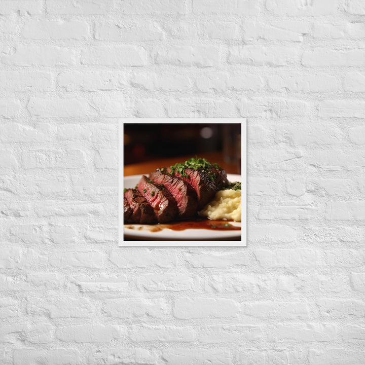 Hanger Steak Framed poster 🤤 from Yumify.AI