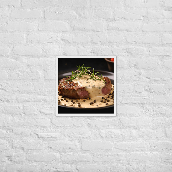 French Steak au Poivre Framed poster 🤤 from Yumify.AI