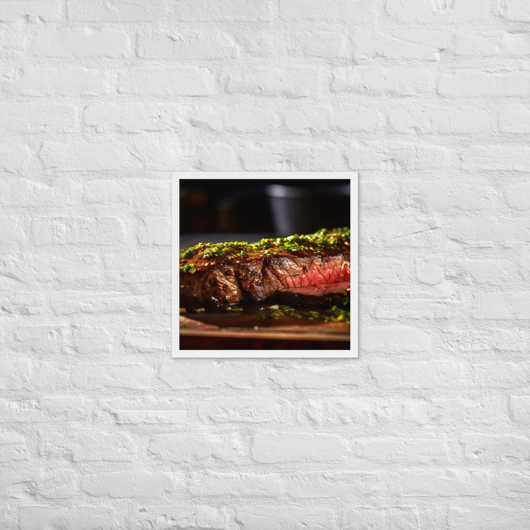 Flank Steak Framed poster 🤤 from Yumify.AI