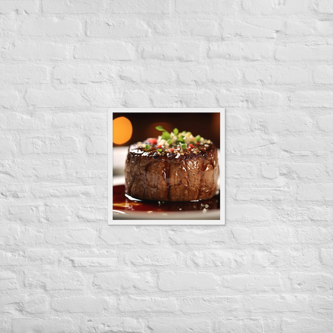 Filet Mignon Framed poster 🤤 from Yumify.AI