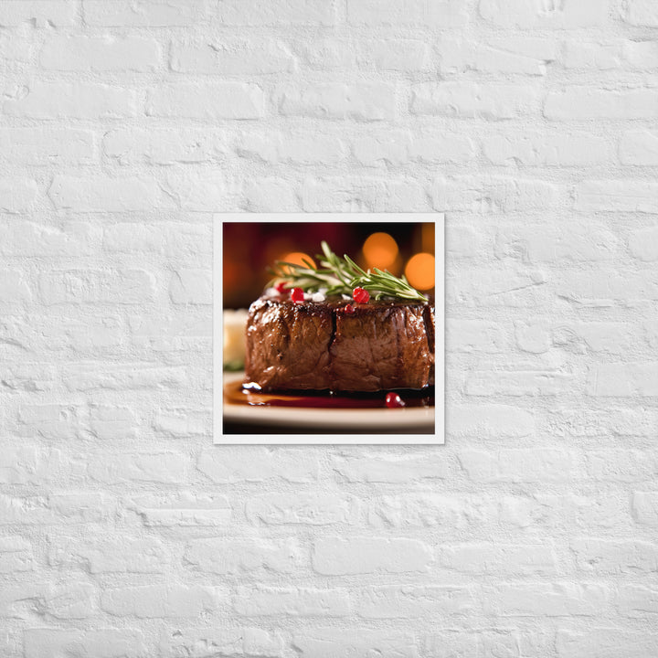 Filet Mignon Framed poster 🤤 from Yumify.AI