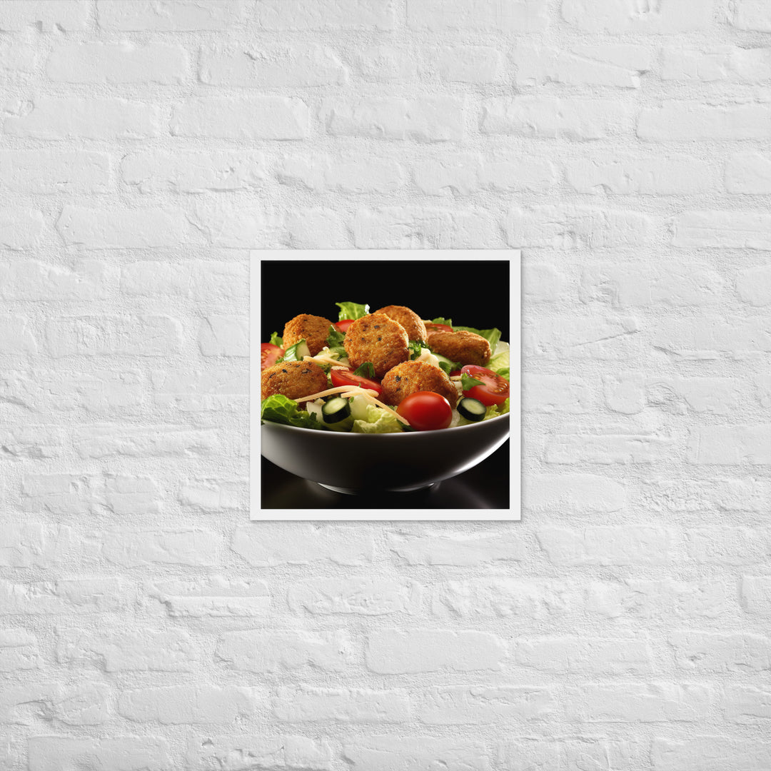 Falafel Salad Framed poster 🤤 from Yumify.AI