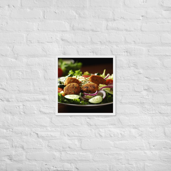 Falafel Salad Framed poster 🤤 from Yumify.AI