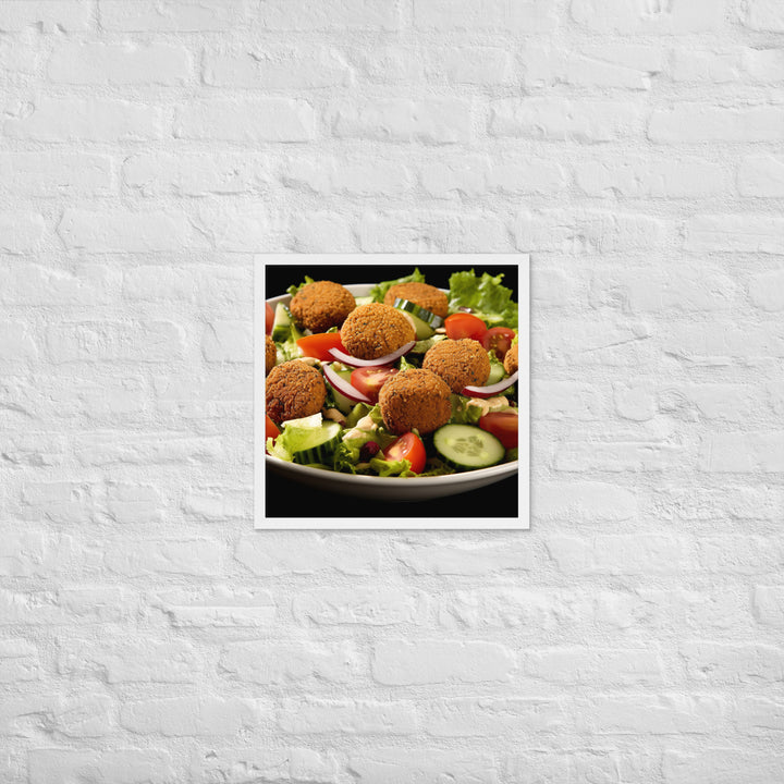 Falafel Salad Framed poster 🤤 from Yumify.AI