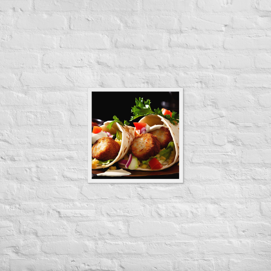 Classic Falafel Framed poster 🤤 from Yumify.AI