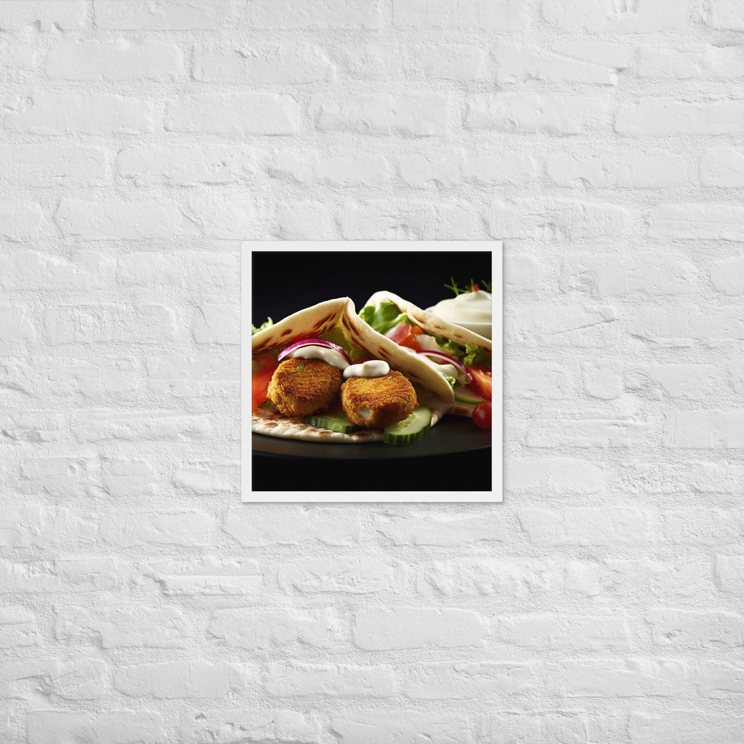 Classic Falafel Framed poster 🤤 from Yumify.AI