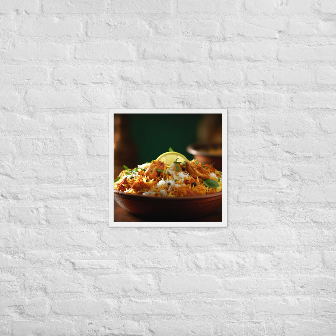 Malabar Biryani Framed poster 🤤 from Yumify.AI