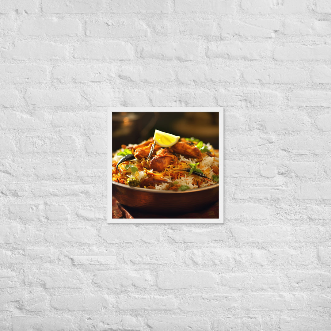 Malabar Biryani Framed poster 🤤 from Yumify.AI