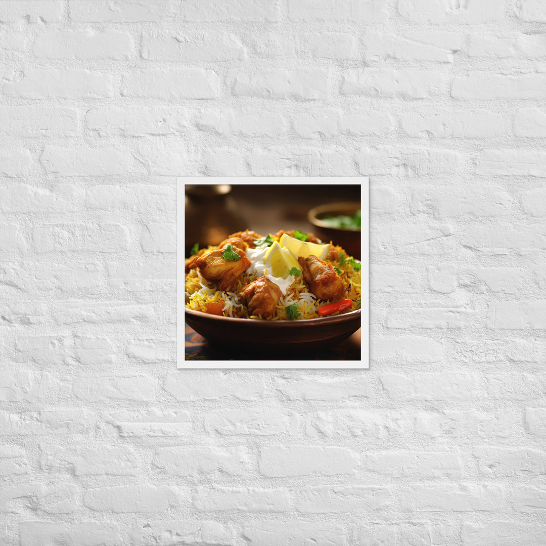 Kolkata Biryani Framed poster 🤤 from Yumify.AI