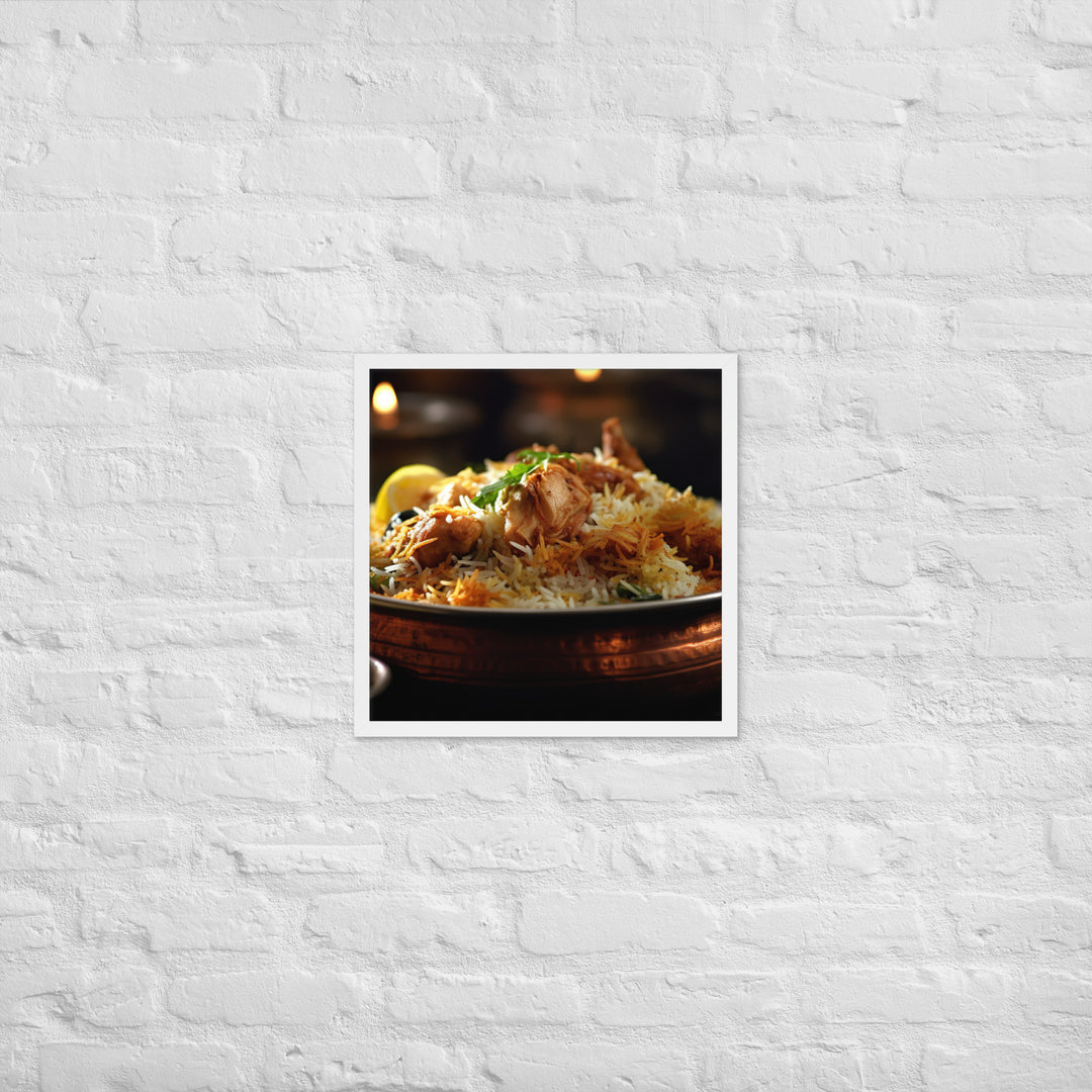 Hyderabadi Biryani Framed poster 🤤 from Yumify.AI