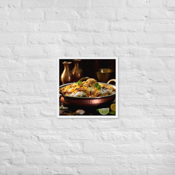 Hyderabadi Biryani Framed poster 🤤 from Yumify.AI