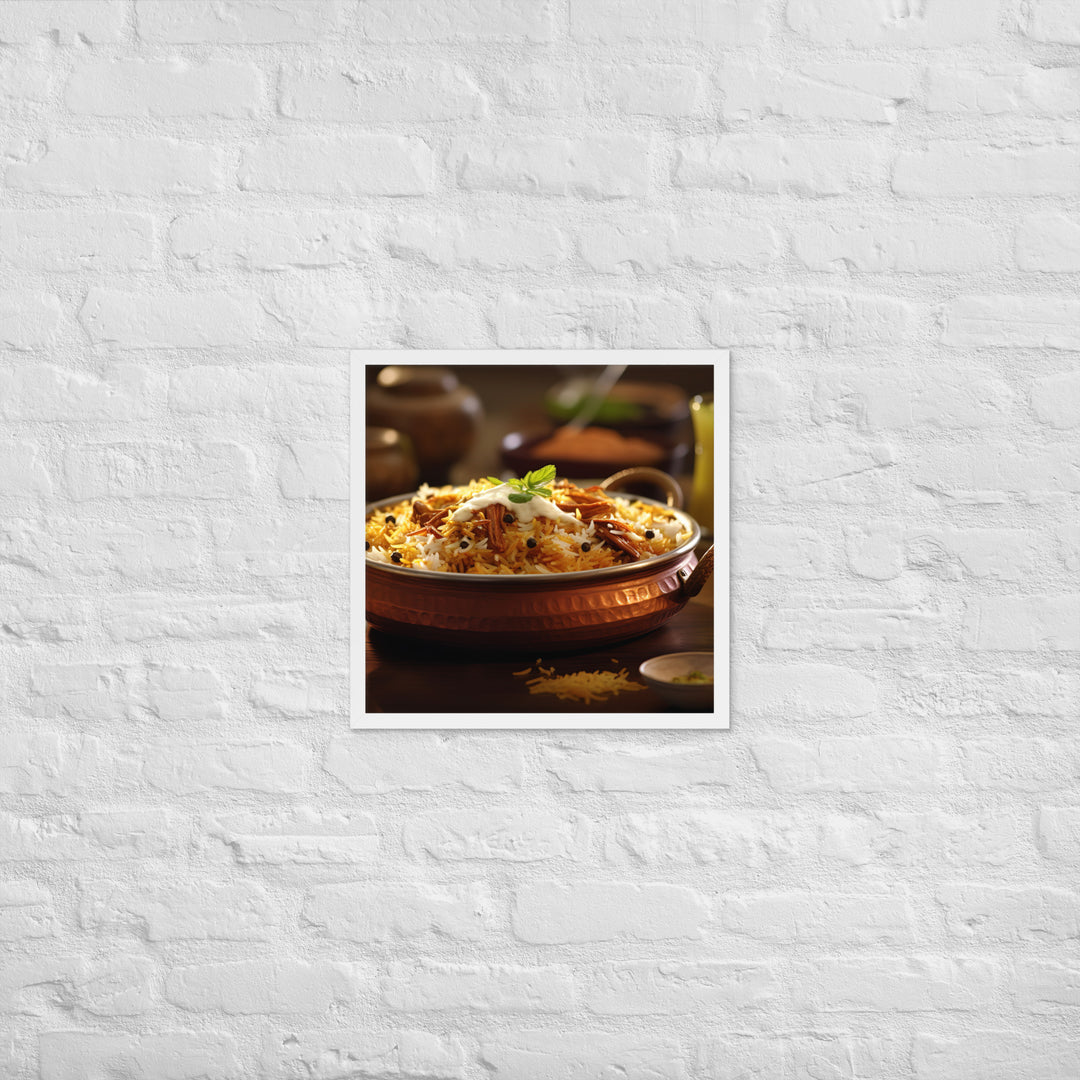 Dum Biryani Framed poster 🤤 from Yumify.AI