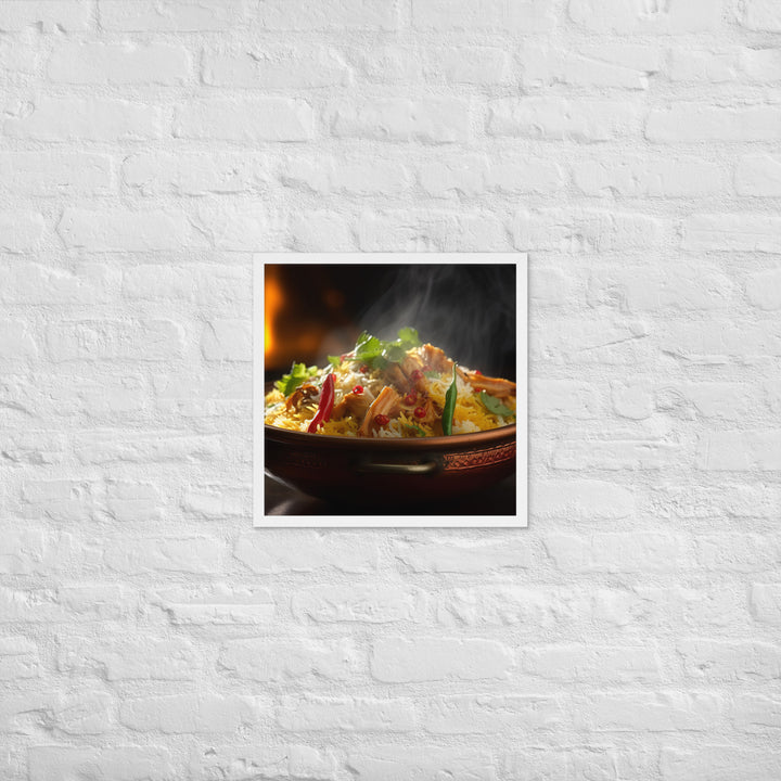 Dum Biryani Framed poster 🤤 from Yumify.AI