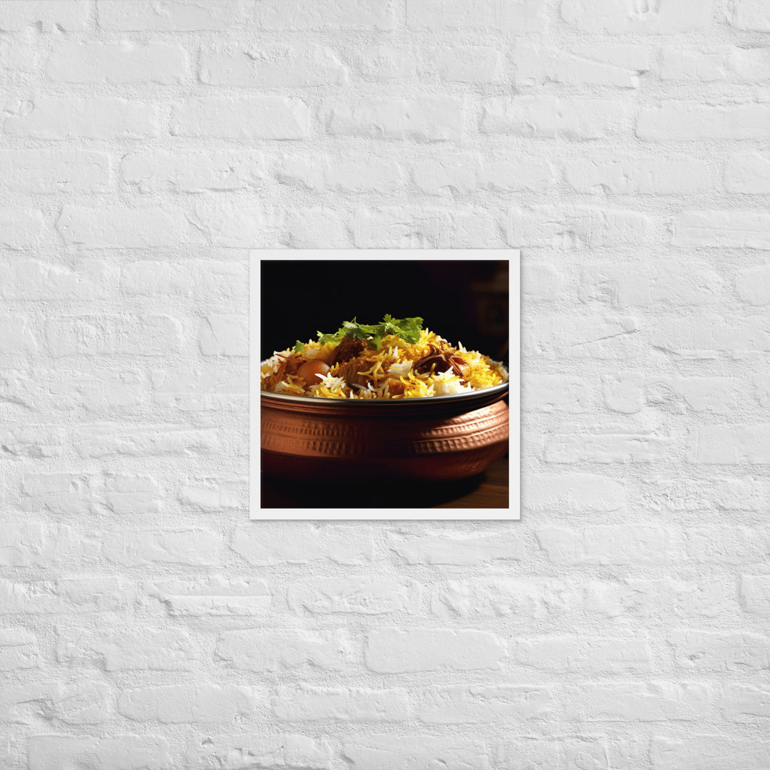 Dum Biryani Framed poster 🤤 from Yumify.AI