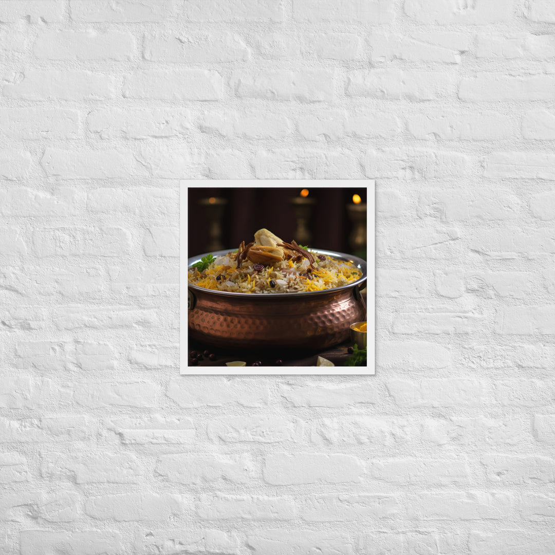 Dum Biryani Framed poster 🤤 from Yumify.AI