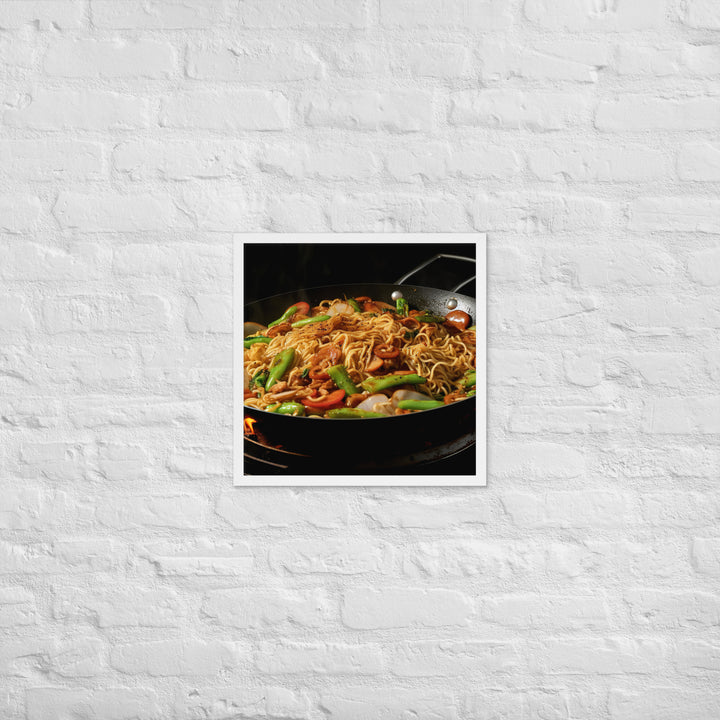 Yakisoba Ramen Framed poster 🤤 from Yumify.AI