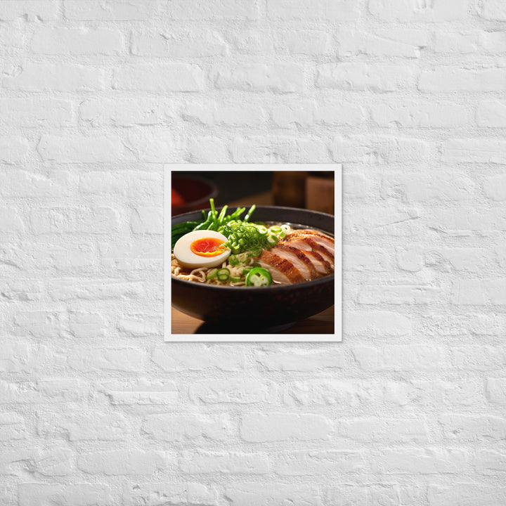 Chicken Ramen Framed poster 🤤 from Yumify.AI