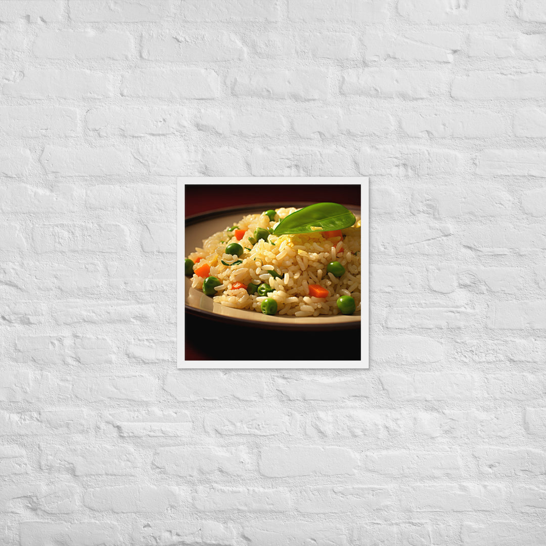 Egg Fried Rice Framed poster 🤤 from Yumify.AI