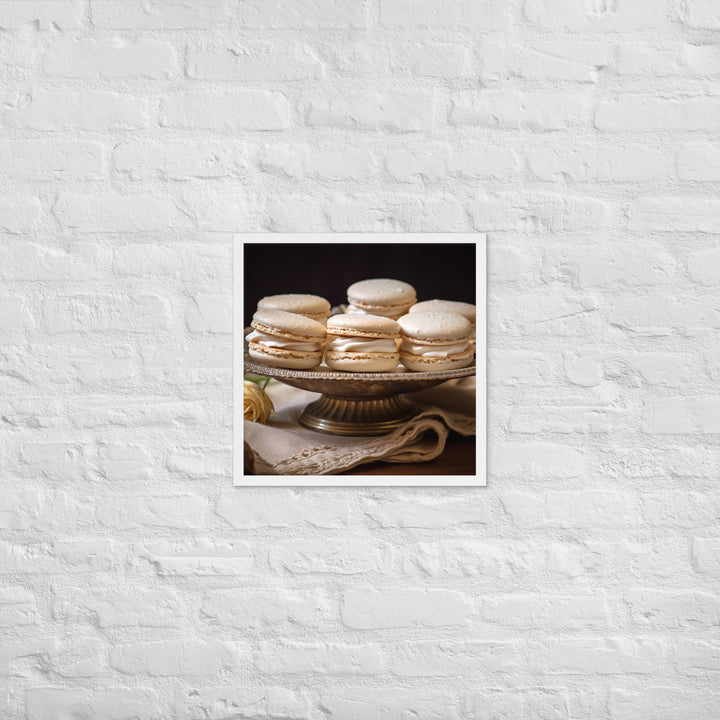 Macarons Framed poster 🤤 from Yumify.AI