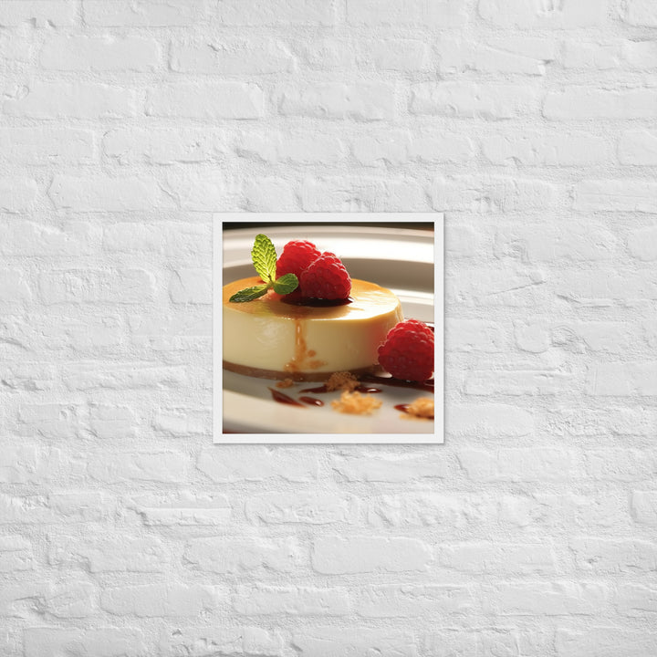 Cheese Dessert Framed poster 🤤 from Yumify.AI