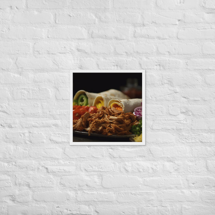 Shawarma Framed poster 🤤 from Yumify.AI