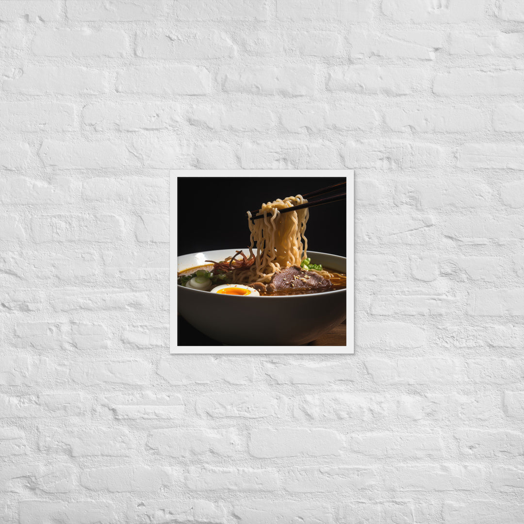 Beef Ramen Framed poster 🤤 from Yumify.AI