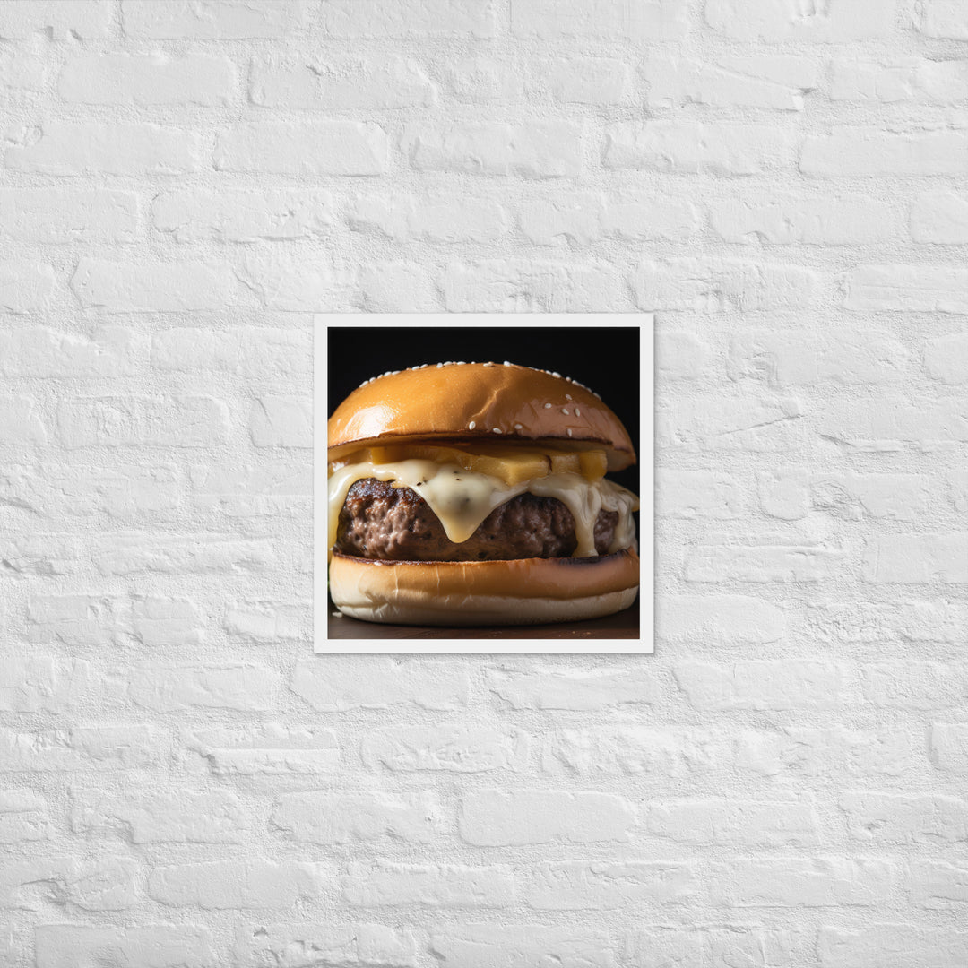 Gourmet Burgers Framed poster 🤤 from Yumify.AI