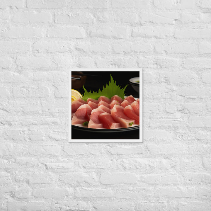 Sashimi Framed poster 🤤 from Yumify.AI