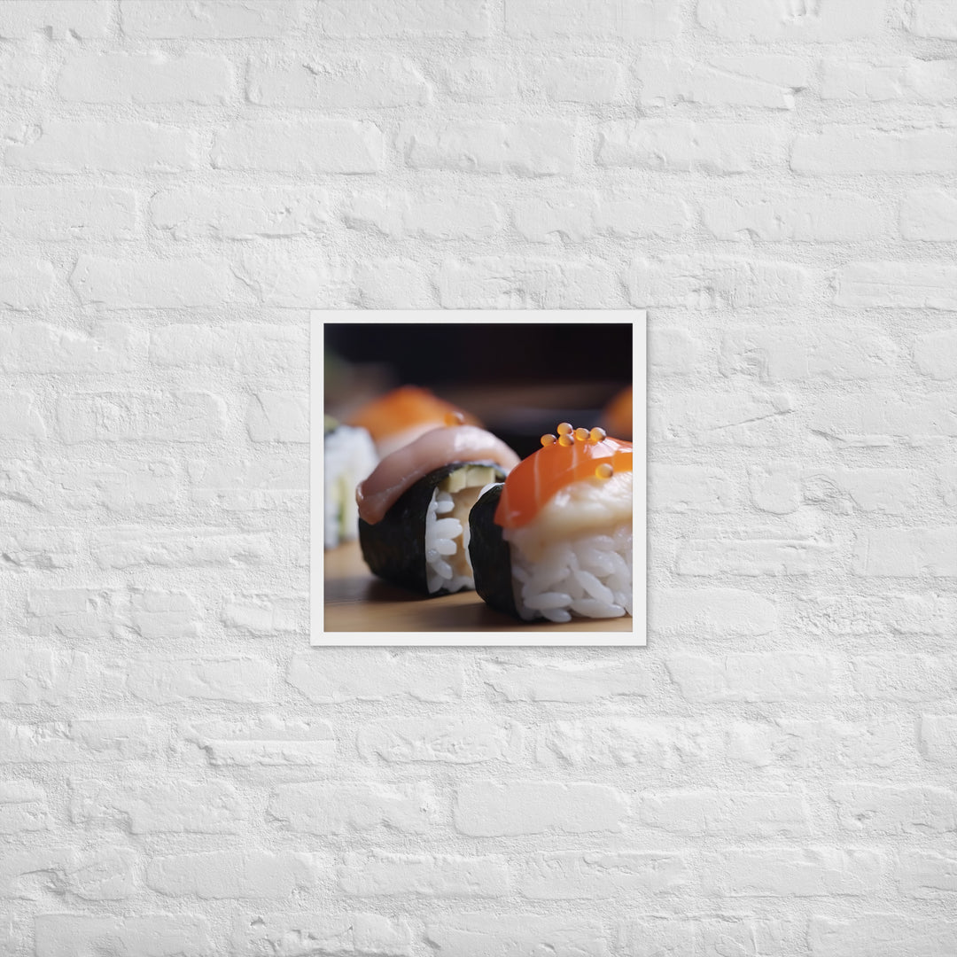 Sushi Framed poster 🤤 from Yumify.AI