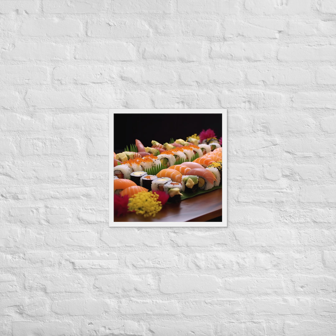 Sushi Framed poster 🤤 from Yumify.AI