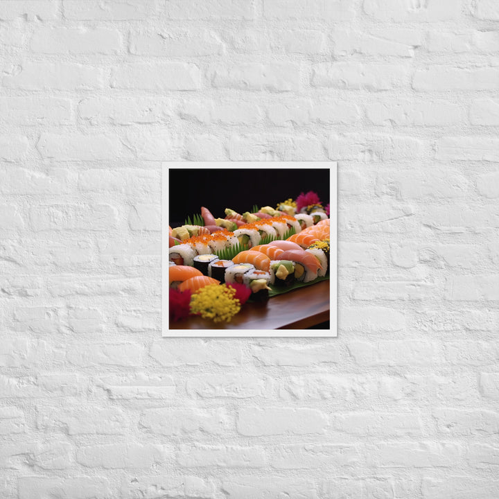 Sushi Framed poster 🤤 from Yumify.AI