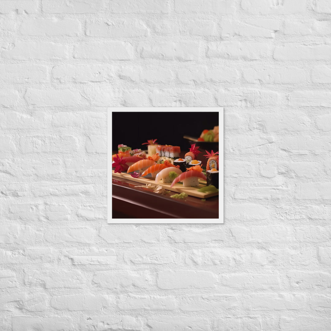 Sushi Framed poster 🤤 from Yumify.AI